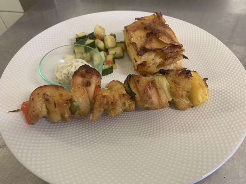Brochette volaille